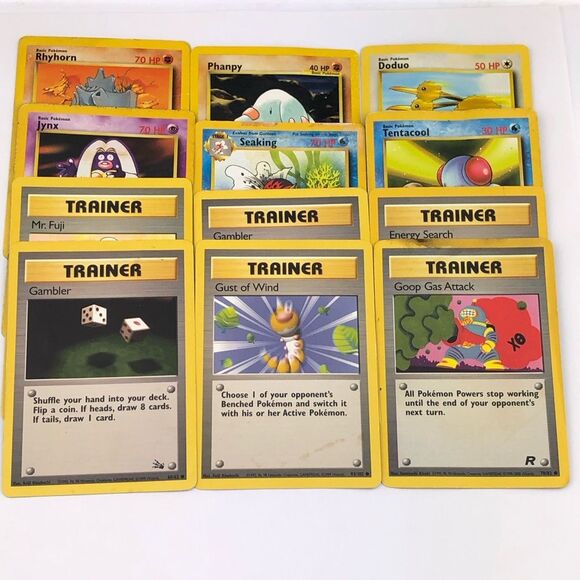 Pokemon Vintage Damaged Card Lot B - Picture 1 of 10
